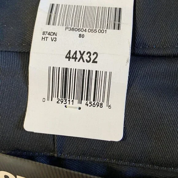 **Dickies** Men's Navy Original 874 Work Pant Multiple Sizes - Picture 6 of 8